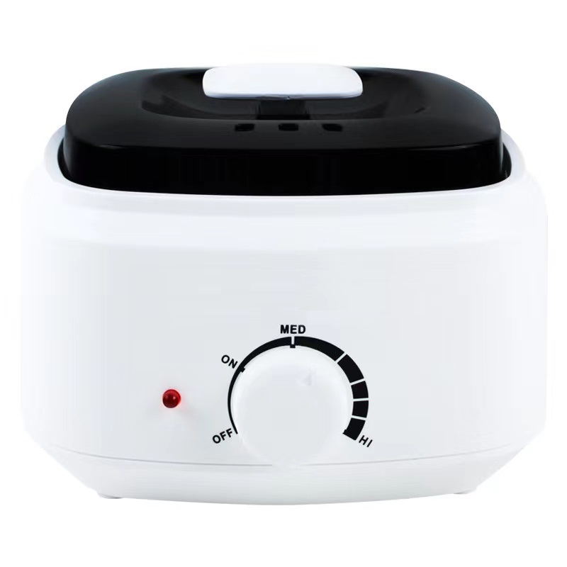 Chauffe-cire électrique de 500ml, Mini appareil chauffe-cire pour épilation des poils, pour Spa, dépilatoire, Machine à fondre, Pot, contrôle de la température: WHITE