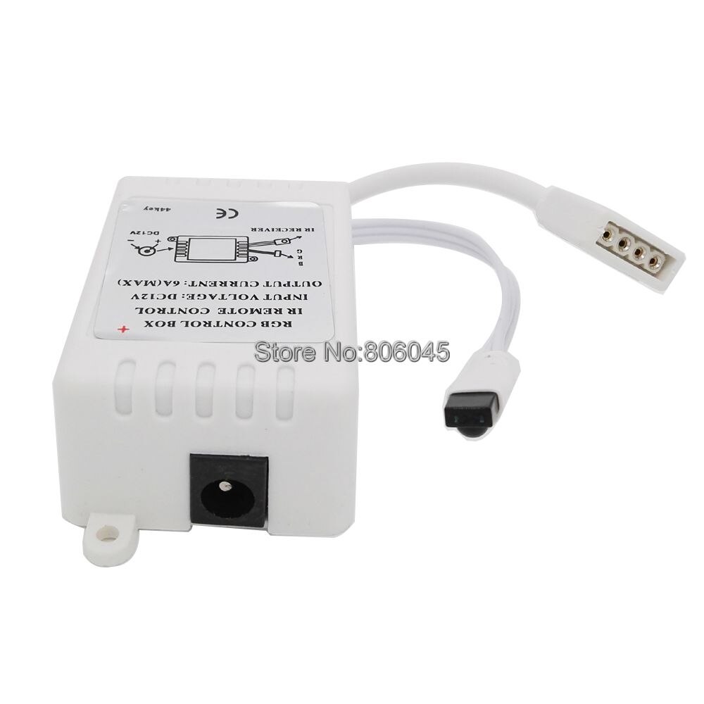 Led Controller 44 Keys LED IR RGB Controler LED Lights Controller IR Remote Dimmer DC12V 6A For RGB SMD 3528 5050 LED Strip