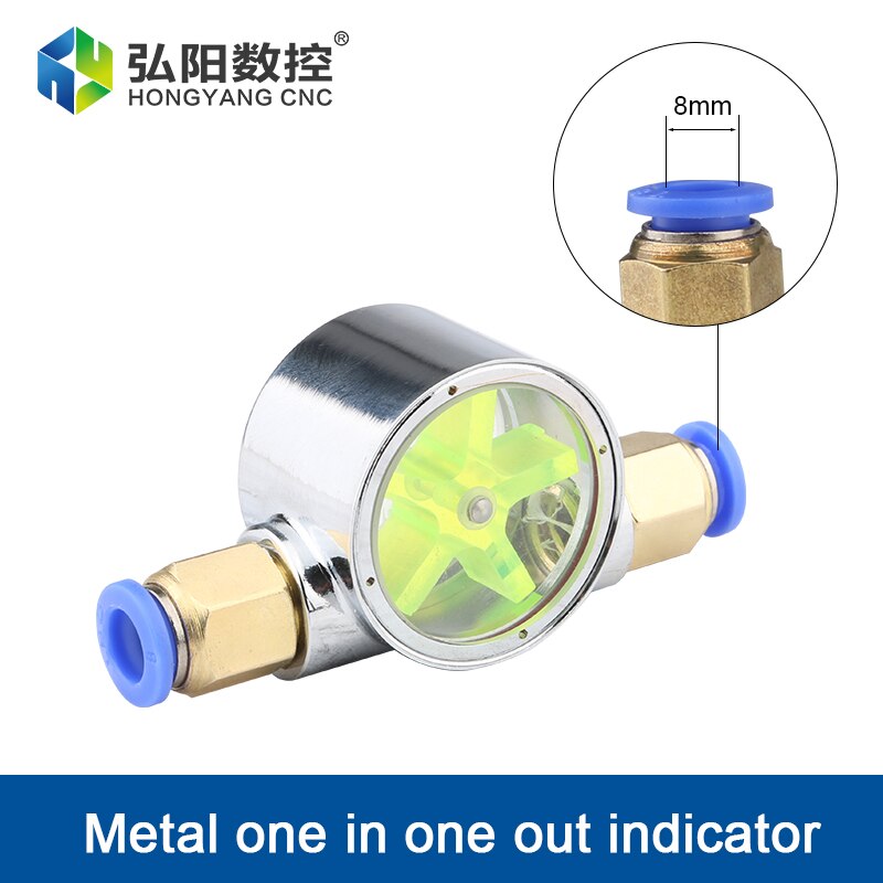 Flow meter monitor liquid indicator water-cooled main shaft submersible pump indicates the size of rotating observer: Metal one in one