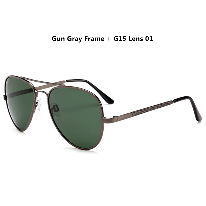 DIGUYAO Mode Ouder-kind zonnebril TAC Lens Gepolariseerde Bril Metalen Frame Zonnebril Rijden Spiegel mannelijke oculos de sol: Gun Gray---G15--01