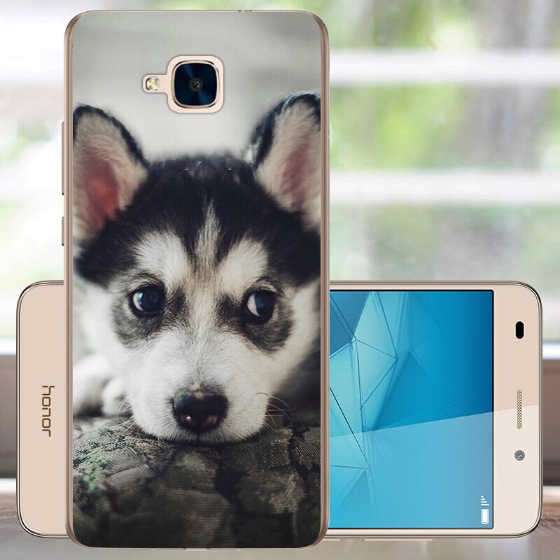Fanatu huawei honor 5c hoesje geen vingerafdrukgat ru versie achterkant beschermhoes voor huawei honor 5c zacht tpu siliconen 5.2 " funda: Xeh