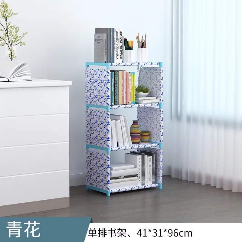 2/3/4 schicht Montiert Bücherregal Ecke Schrank Kleinigkeiten Buch Lagerung Organizer Einfach ziehen um Regal Bücherregal freundlicher Wohnkultur: 05