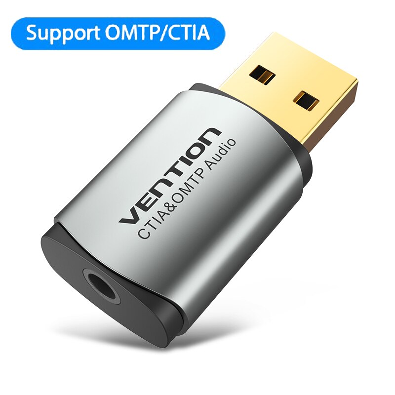 Drag USB Geluidskaart Externe USB Audio Interface Geluidskaart Adapter 3.5mm Voor Laptop PS4 Headset Geluidskaart USB Gold -plated: CDLH0