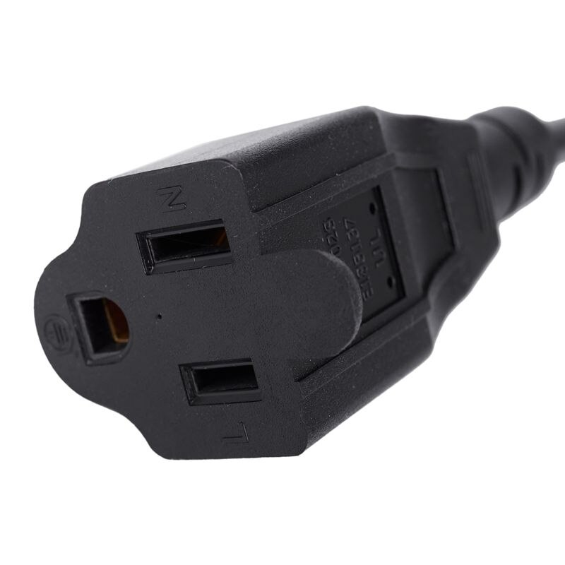 Iec 320 c14 stecker auf  c5 buchsen adapterkabel mit 1ft iec 320 c14 steckern auf nema 5-15r 3 -polige buchse pc-netzteil