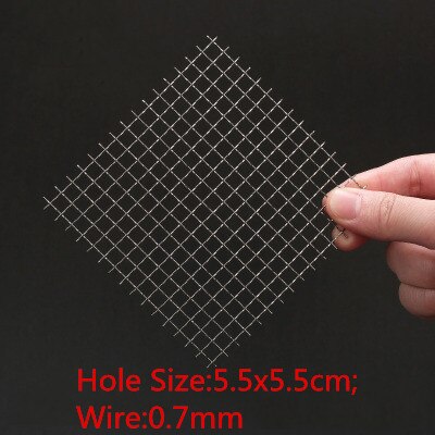 1 Stck, Fenster Gittergewebe Vorderseite Fix Gittergewebe Universal- Reparatur Leisten Stoßstange Edelstahl Kühlergrill Filter Netz, 100cm Breite * 100cm Länge: 5.5x5.5mm Loch