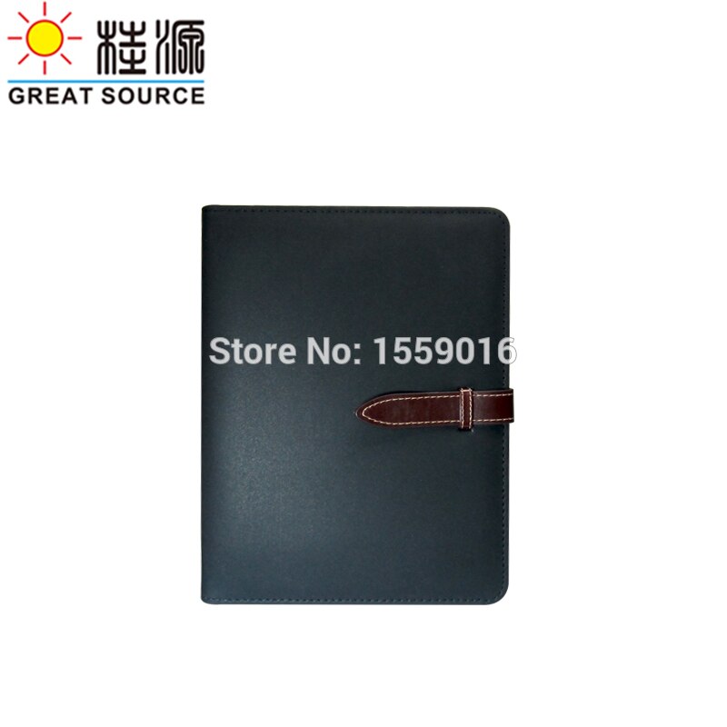 6- rings ringband, map,  a5 leren notitieboekhoezen, agenda, map, organizer, tas, set voor schoolbenodigdheden: Zwart