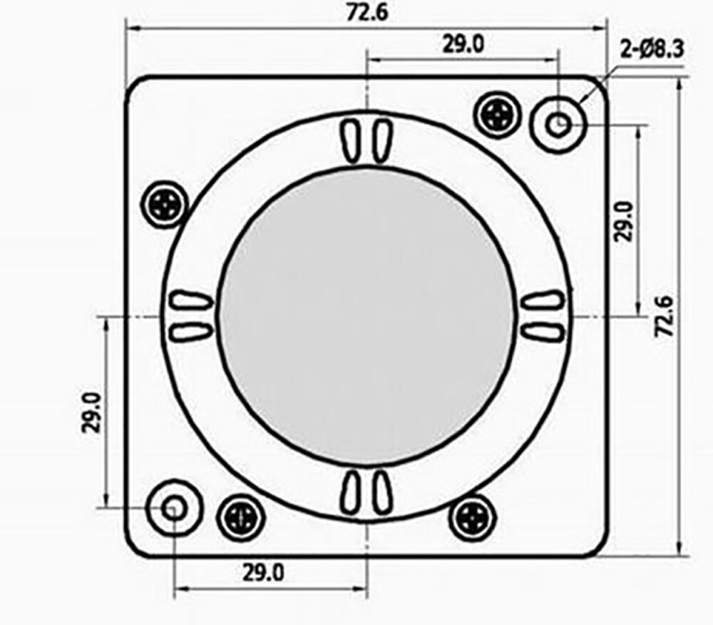 Upplyst monteringshål med 2 "diameter 8cm styrbollar med usb -kontakt för arkadelspeltillbehör