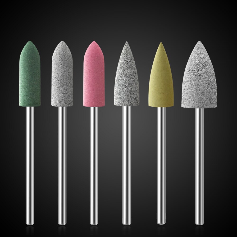 Kads Rubber Silicon Nail Boren Set Elektrische Frezen Voor Manicure Machine Nail Bestanden Roterende Nail Boor Tool