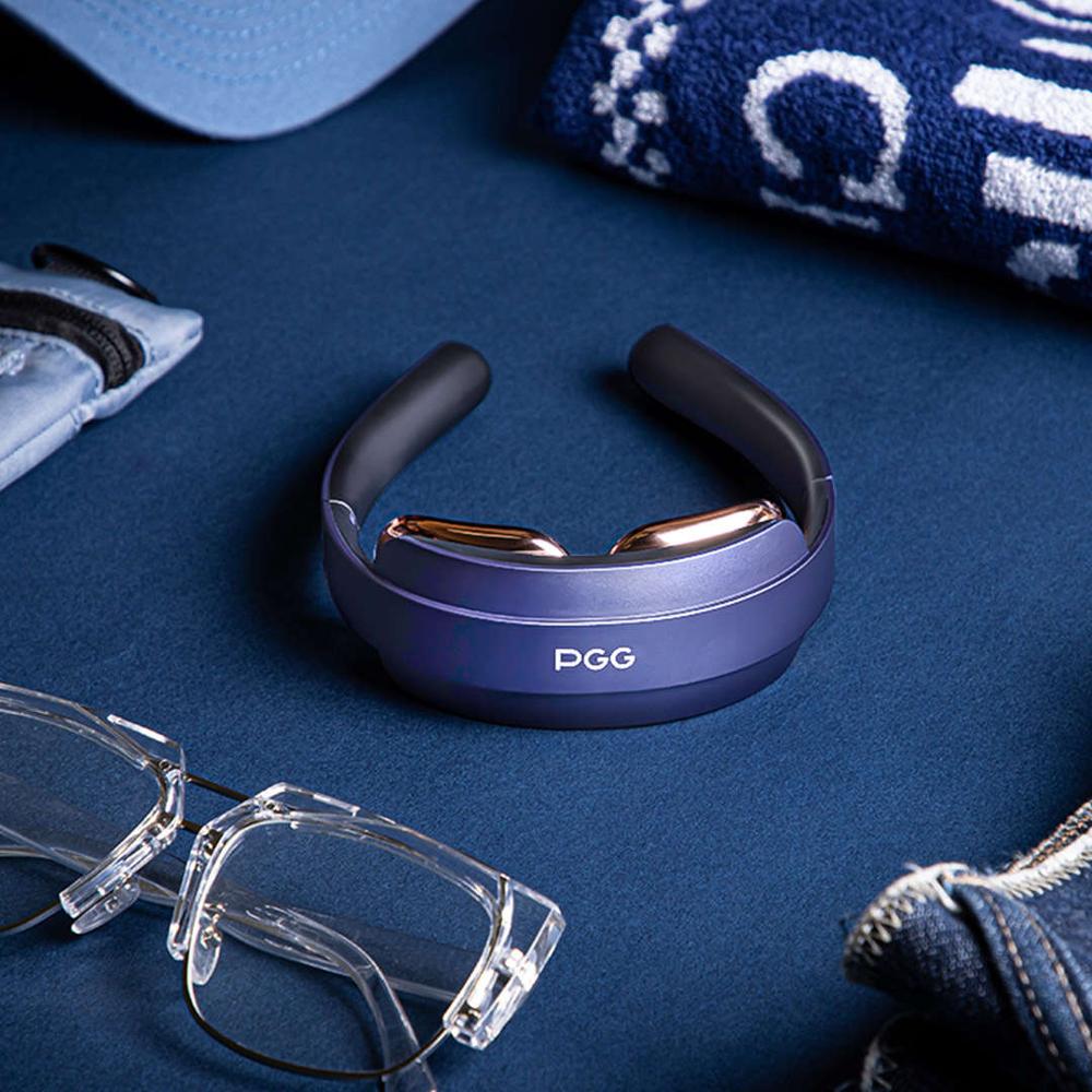 XIAOMI Pgg Folding Portable Neck Massager 5 Modes Massage Pulse Infrared Heating Relaxation Muscles Pain Relief Tool Health Care