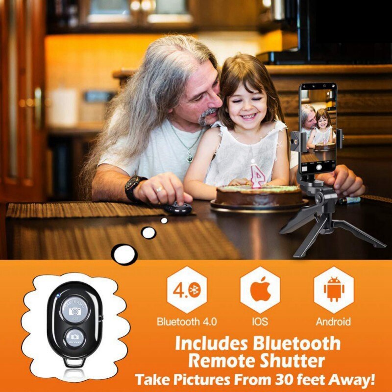 Top Handheld Stabilizer, Mobile Phone Handheld Grip Video Camera Tripod, Suitable for 58-105mm Smart Phone Photography