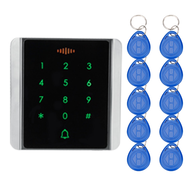 RFID standalone access control touch waterproof keypad electronic door lock keyless cabinet lock for security door lock system