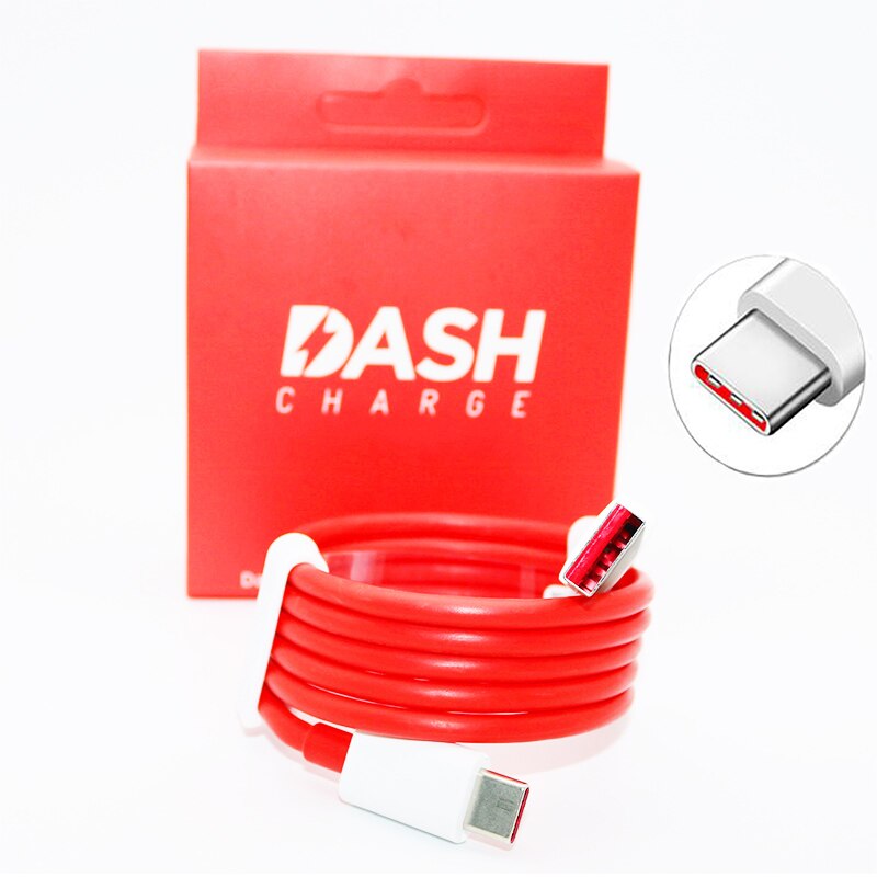 Originele Oneplus Dash Autolader 6T 6 5T 5 3T 3 Een Plus Smartphone Qc 3.0 Quick lading Snel Opladen Usb 3.1 Type C Kabel: Only cable