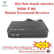 Vmade Brazilië Chili Peru Digital Terrestrial ISDB-T Tv Tuner Ontvanger Set-Top Box Volledig Hd 1080P h.264 Usb Decoder