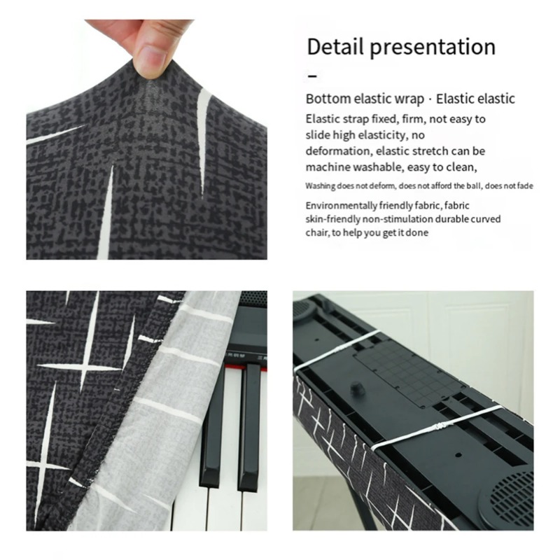 Stofhoes Pianohoes Pianoaccessoires Elektronisch toetsenbord Stofkap Moderne huishoudelijke schoonmaakproducten Woonaccessoires