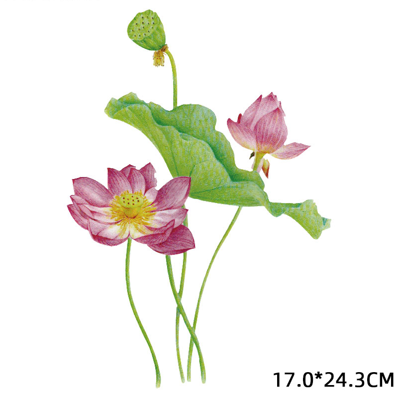 Ijzer Op Transfer Patches Kleurrijke Bloemen Warmte-Afdichting Patch Jongen Meisje Kleding Stickers Streep T-shirt Sticker Diy Applique F: BZT0058