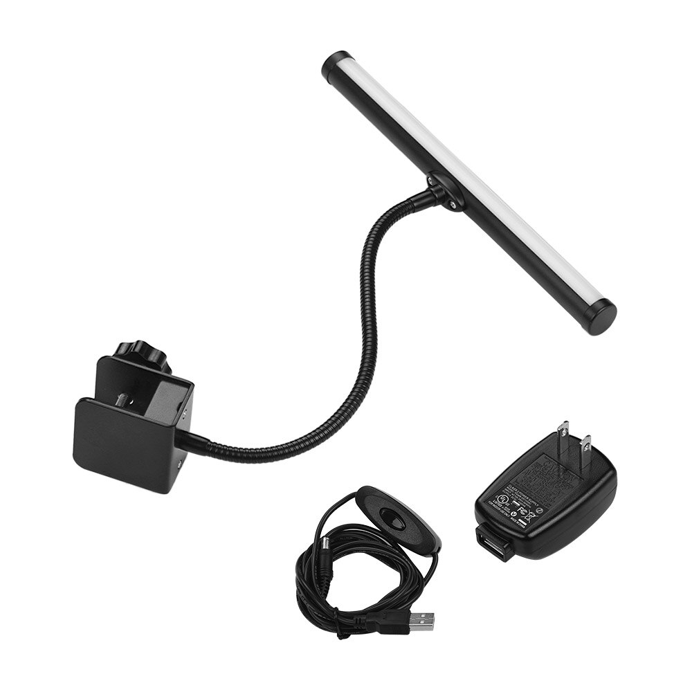 Portable LED Lamp Adjustable Music Light with 15 SMD LED Beads for Upright Piano and Grand Piano Musical Instrument Accessories: US PLUG