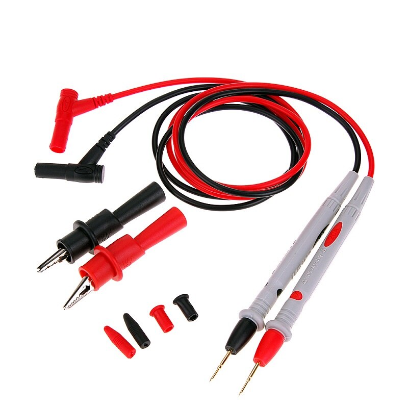 2 Cables De Prueba De Silicona AideTek 1000V 16A CAT.II -90°C (nuevos, Larga Duración, 2P3605-2)