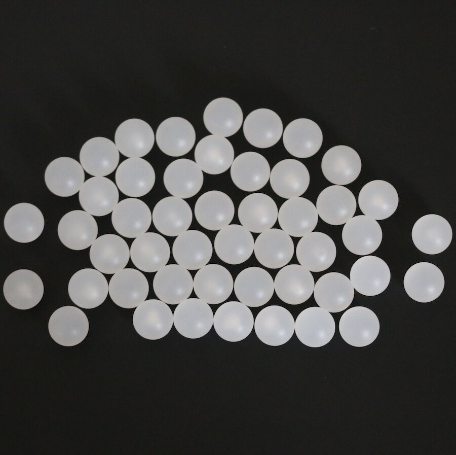 10mm 200 stk polypropylen (pp) kugle faste plastkugler
