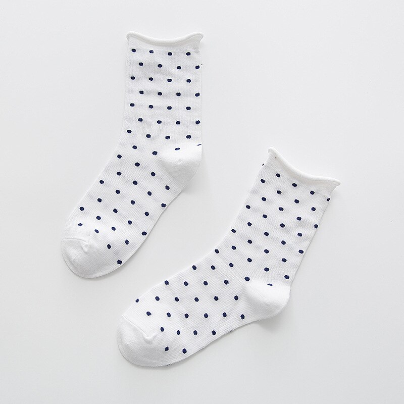 frilly socks calcetines mujer harajuku skarpetki damskie chaussette femme korean style meias women cute japan woman cotton sock: white