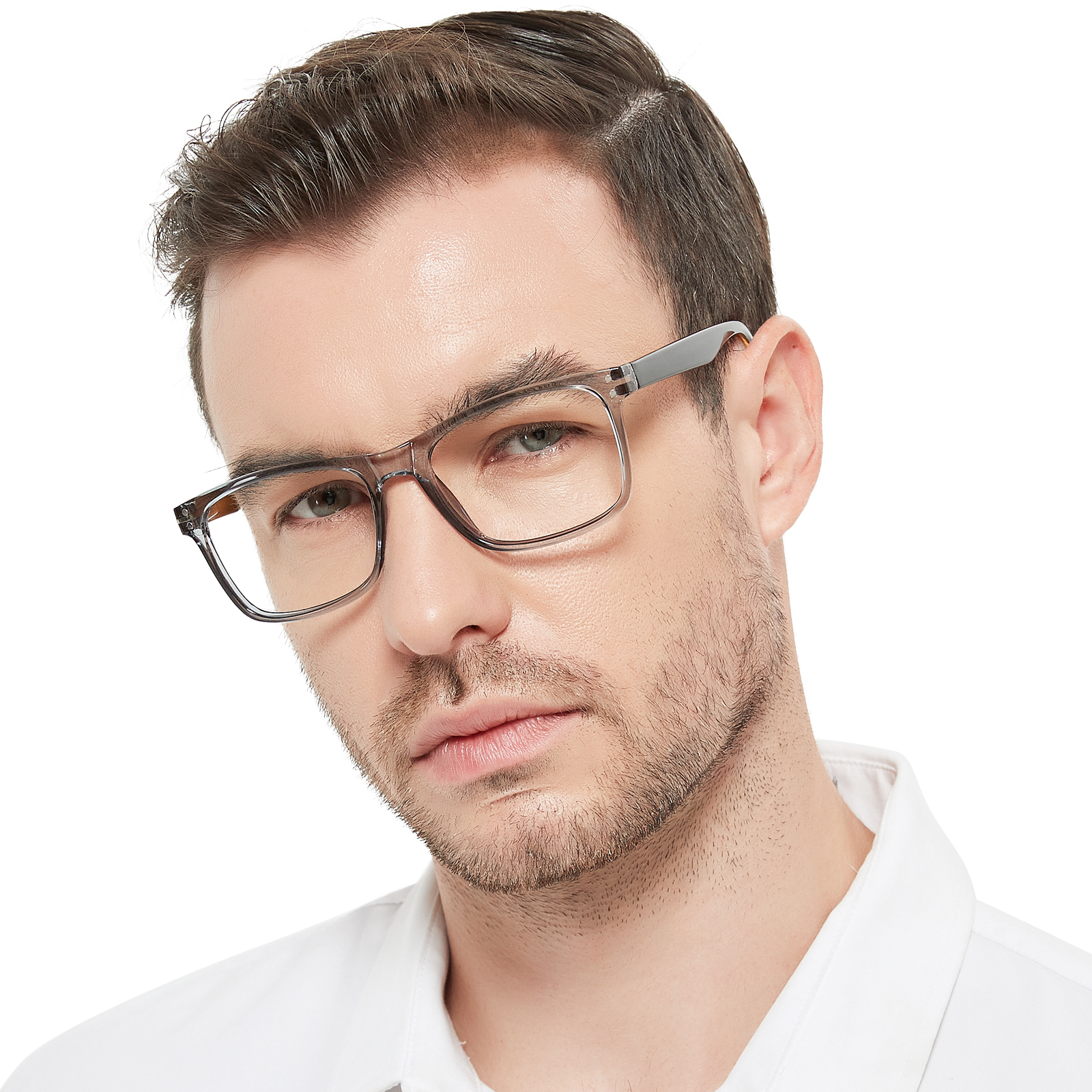 Reading Glasses For Men Hyperopia Optical Eyeglasses Frame Rectangle Presbyopia Glasses Classic Eyewear Magnifying Readers +1.0: Blue / +275