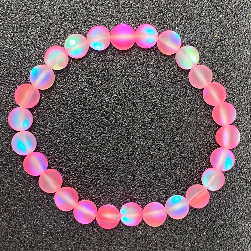 Lichtgevende armbanden voor meisjes, rekbare touw, veelkleurige armband, unieke moderne armbanden voor vrouwen, kerst: 11