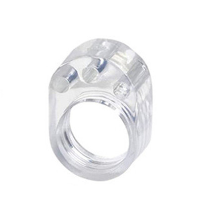 Alças rolha de porta de silicone gel batente de porta transparente proteção de parede maçaneta da porta pára-choques protetor de móveis almofada alça buffer: Branco