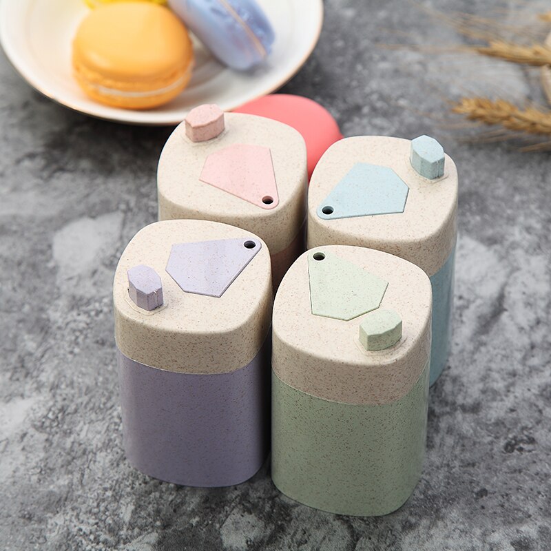 Style européen Automatique Support Pour Cure-Dents Conteneur De Paille De Blé de Table De Ménage Cure-Dents Boîte De Rangement Distributeur de Cure-Dents