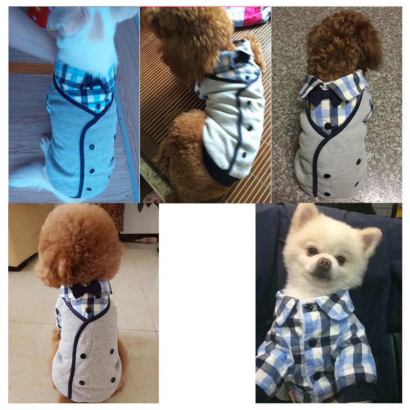 Hombre ropa para perros ropa de invierno de perro traje de boda traje de camisa de esmoquin Ropa para perros Chihuahua ropa de yorkie chaqueta de abrigo de traje de Mascota