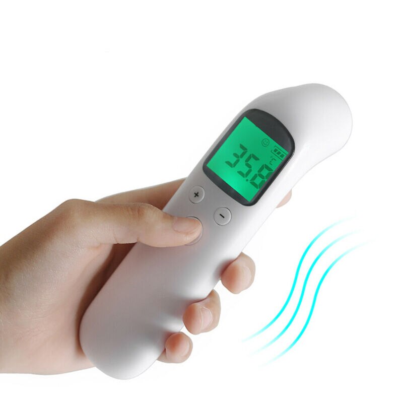 Lcd Digital Non-Contact Ir Infrarood Thermometer Voorhoofd Body Temperatuur Mete Voorkomen De Virus