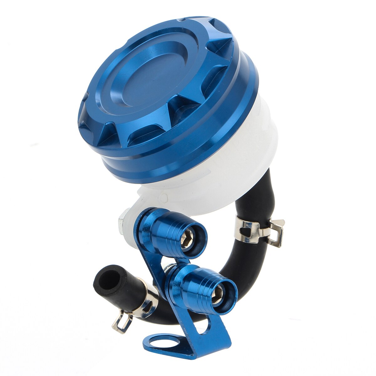 Depósito de aceite de líquido de cilindro maestro de tanque de freno delantero para Dirt Bike ATV Universal: Azul