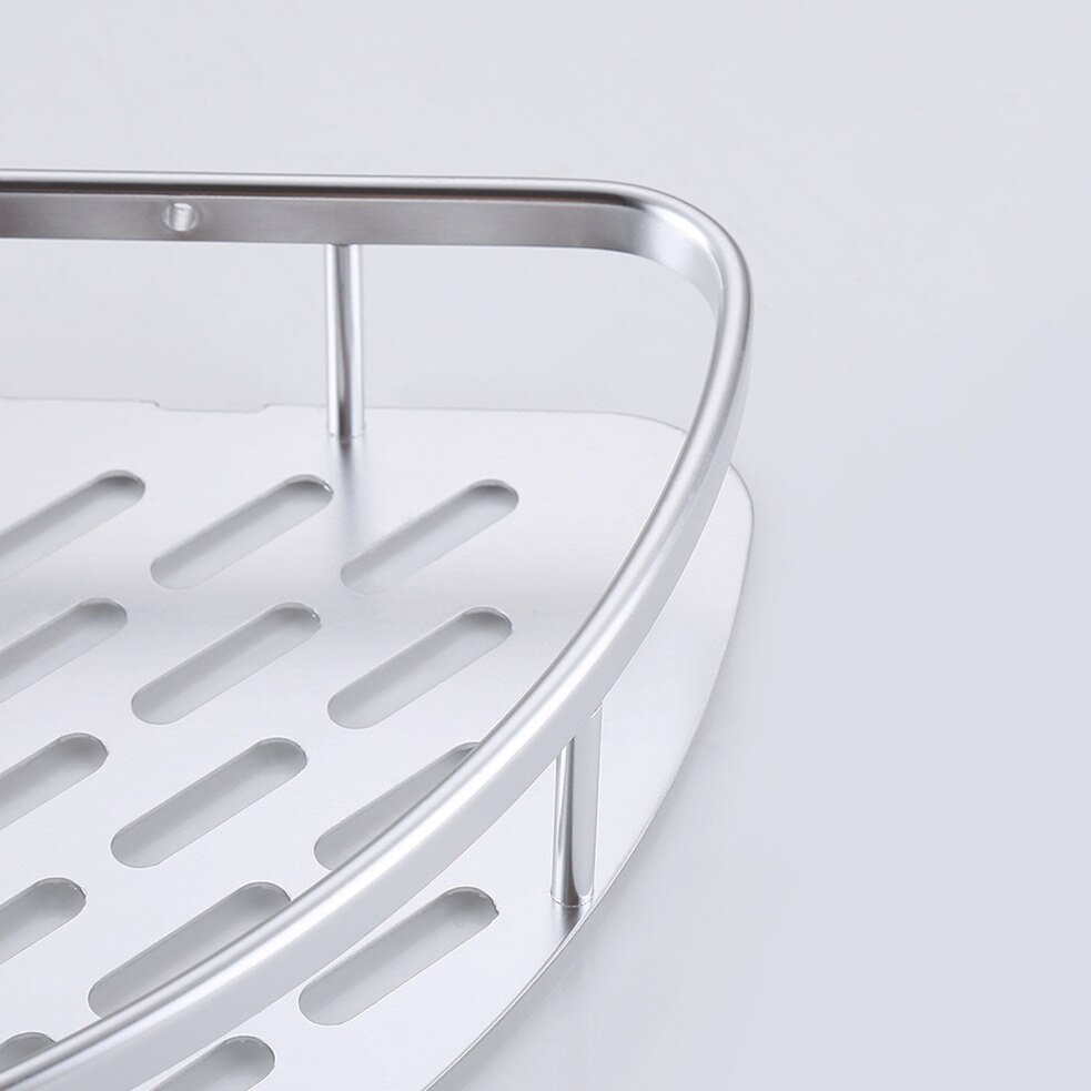 Space Aluminum Bathroom Shelf Shower Shampoo Soap Cosmetic Shelves Bathroom Accessories Storage Organizer Rack Holder