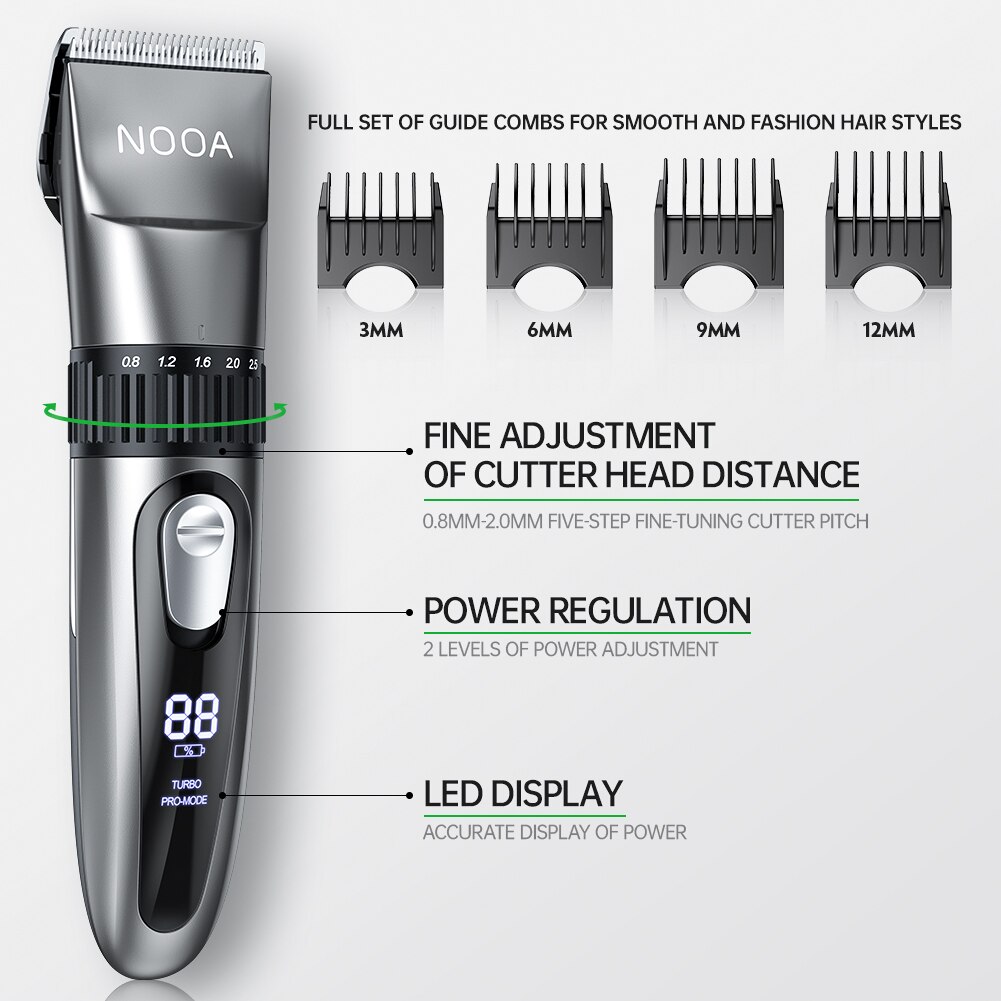 Professionele Tondeuse Kappers Trimmer Voor Mannen Machine Hair Cut Elektrische Kapper Clipper Baard Trimmer Maaier Een Baard