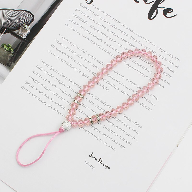 Mobiele Telefoon Riemen Pols Lanyard Riem String Voor Telefoon Iphone 7 8 X Usb Flash Drives Toetsen Sleutelhangers Lanyard Hals opknoping Riem: short-pink