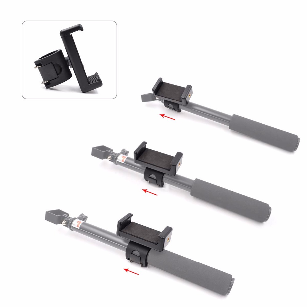 Honbobo Selfie Stick Houder Rugzak Clip voor GoPro Hero 13 Zwart, DJI Osmo Pocket 3, DJI Osmo Action 5 Pro, Accessoires voor GoPro/Insta360/DJI Camera
