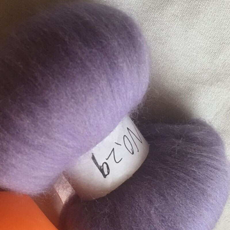WFPFBEC 70 s Australië GEKAMD 100% WOL fiber merino diy wol voor neddles vilten 50g 100g NR 29