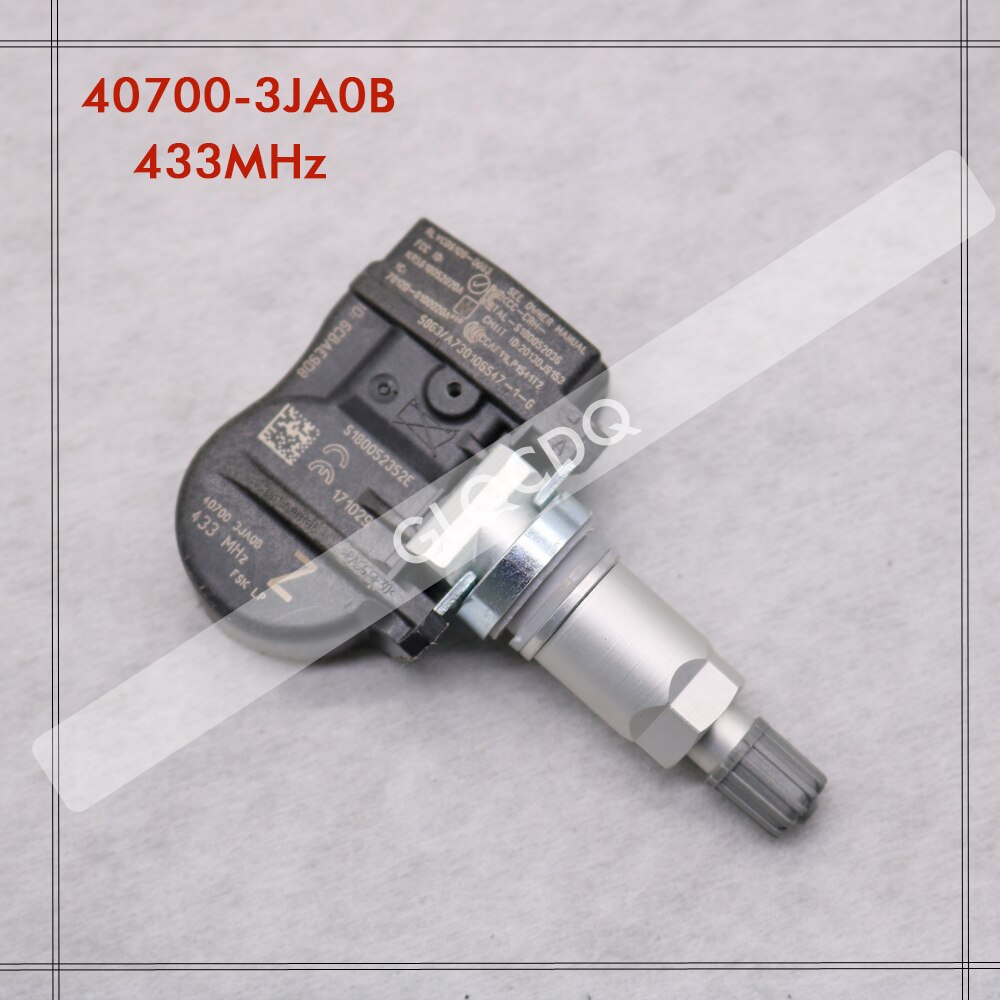 FOR NISSAN LEAF ALTIMA MURANO INFINITI Q50 QX56 TIRE PRESSURE SENSOR TPMS 433MHz 40700-3JA0B 407003JA0A