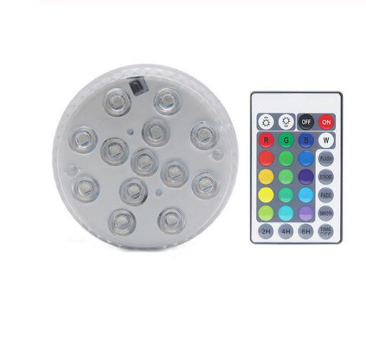 Flytande poollampor 16 färger dränkbara led-lampor med magnet och sugkopp dammfontän undervattensled nattlampa: 1 st