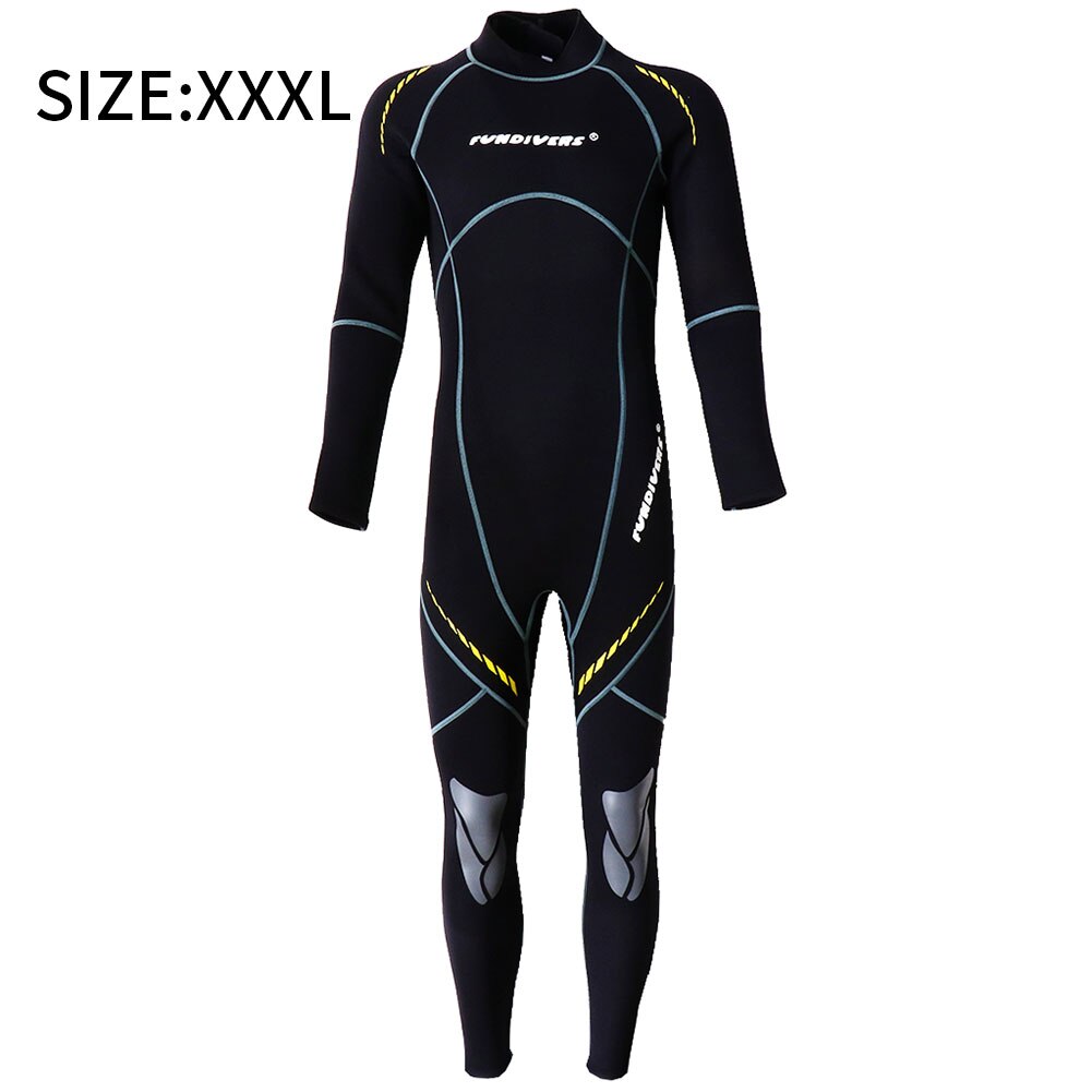 Premium Neoprene Wetsuit 3mm Men Scuba Diving Thermal Winter Warm Wetsuits Full Suit Swimming Surfing Kayaking Equipment Black