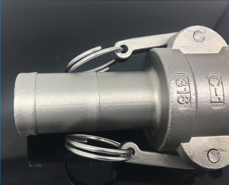 Quick connect hose Tail Barb 304 Stianless Steel Type C+F Socket Camlock Fitting Cam and Groove Coupler outside the wire joint