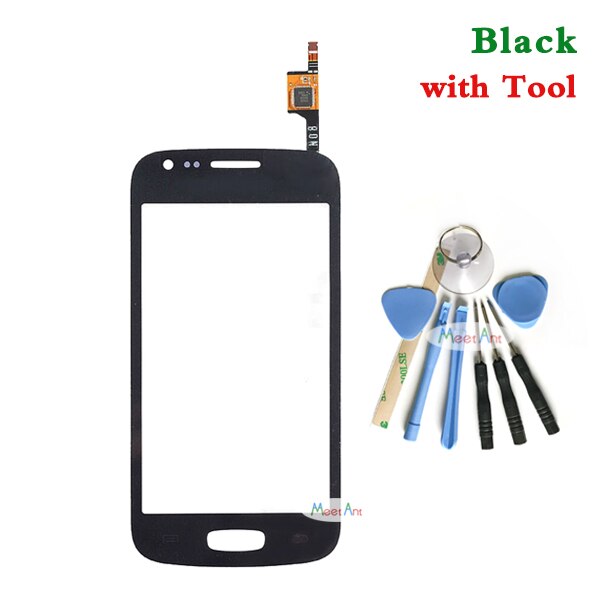 4.0" For Samsung Galaxy Ace 3 S7270 S7272 S7275 Touch Screen Digitizer Sensor Outer Front Glass Lens Panel: Black with Tool