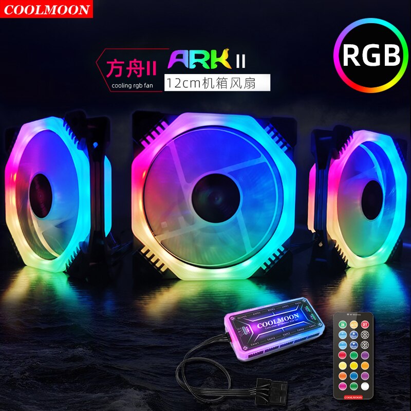 ARK II 120mm RGB fan computer case cooling fan with LED 5V lighting fan