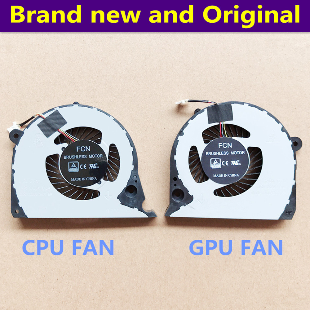 original cpu GPU for Dell Inspiron G7 15-7000 7577 cooling fan 7588 G5-5587 P72F cooler fan 2JJCP FJQS DC5V 0.5A FJQT fans