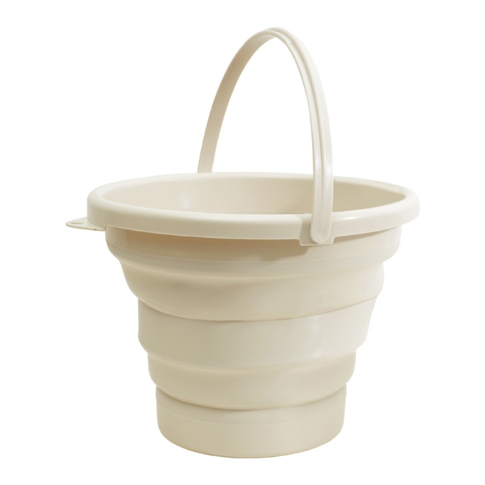 5/10L Portable Folding Bucket Water Storage Lightweight Thickened Silicone Bucket Multifunctional Save Space Kitchen Camp Bucket: PURPLE