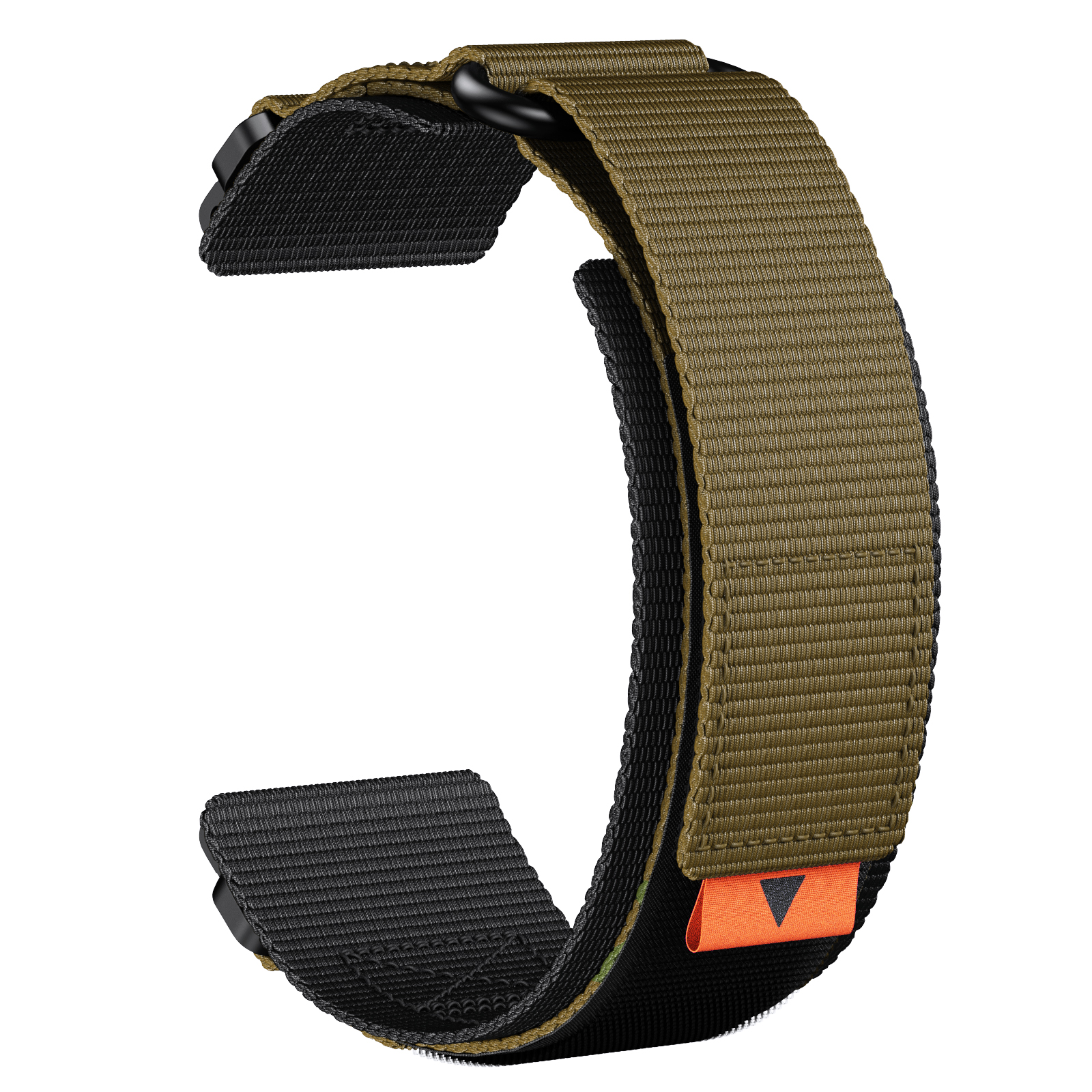 22 26mm nylonrem til garmin fenix 6x/6x pro/tactix 7 pro reserverem til fenix 5/6/7/ instinct armbånd: Khaki / 25mm