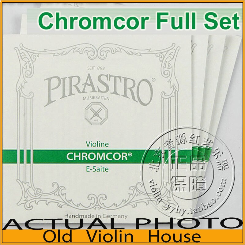 Originele Pirastro Chromcor vioolsnaren (319020), volledige set, gemaakt in Duitsland, Heet verkoop