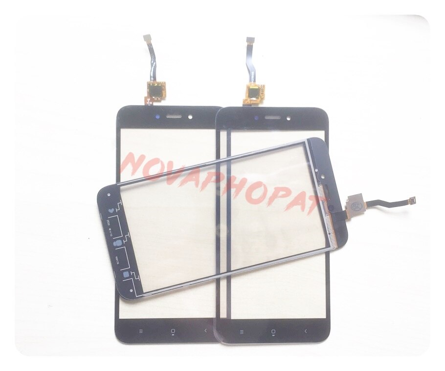 Novaphopat Zwart/Wit Touchscreen Voor Xiaomi Redmi Go Touch Screen Digitizer Glas Sensor Panel Touchpad + Tracking