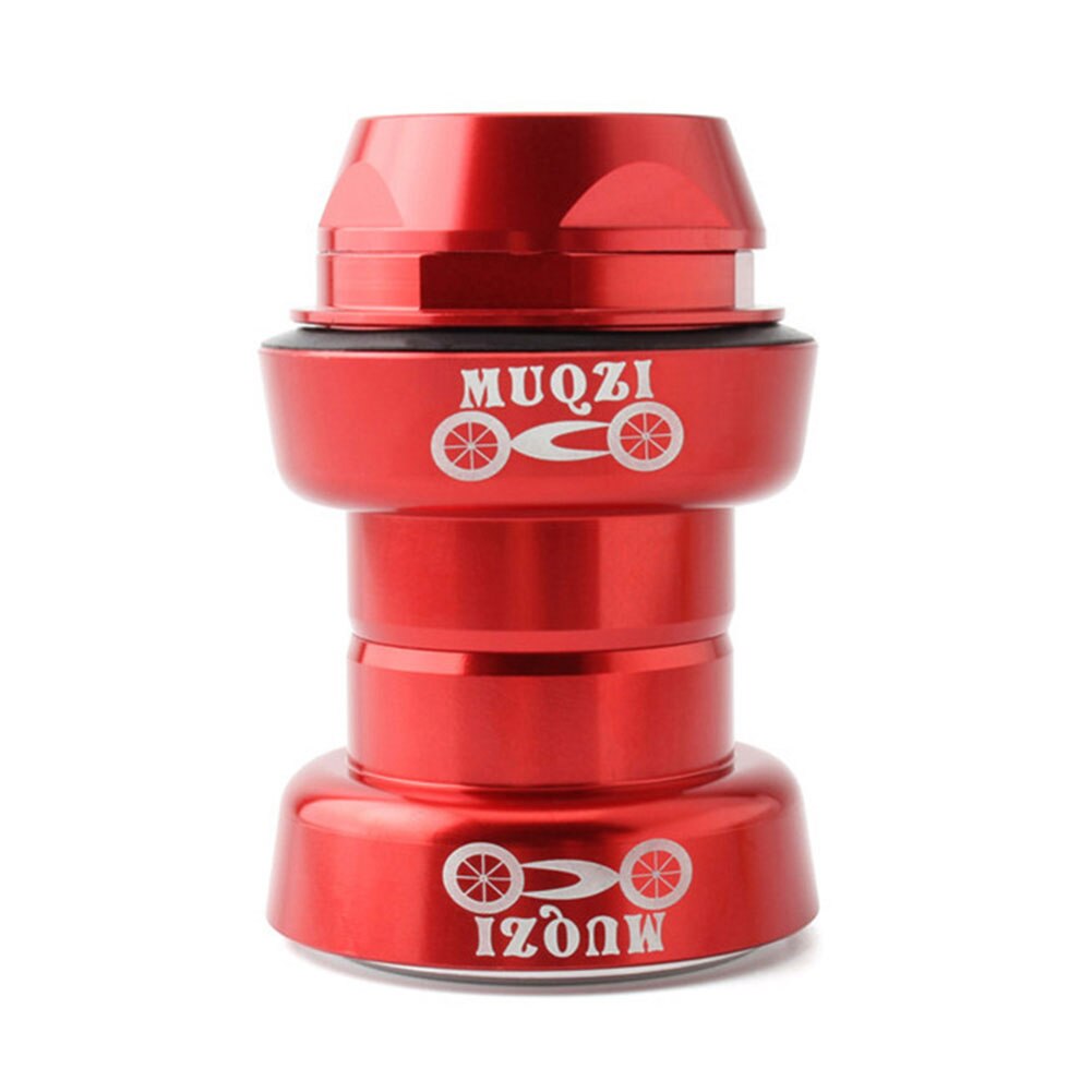 Road Fixed Gear Folding Bike Headset 25.4mm/1 Inch Front Fork Built-in Headset: Red