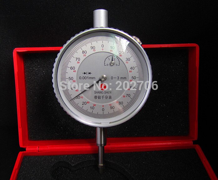 0-3mm 0.001mm micron dial indicator 3mm shockproof indicator dial indicator gauge