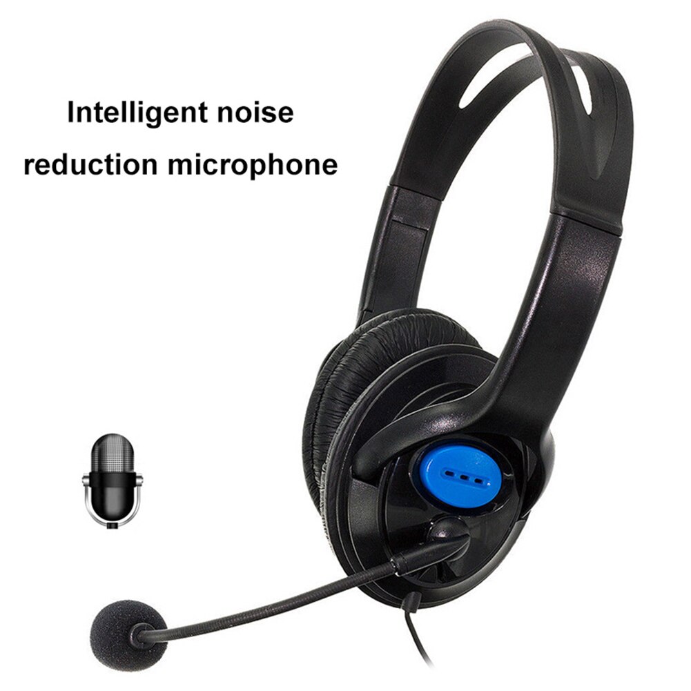 Przewodowe zestawy słuchawkowe z mikrofonem izolacja hałasu słuchawki 40mm sterownik bas Stereo dla Sony PS3 PS4 Laptop komputer dla graczy słuchawki