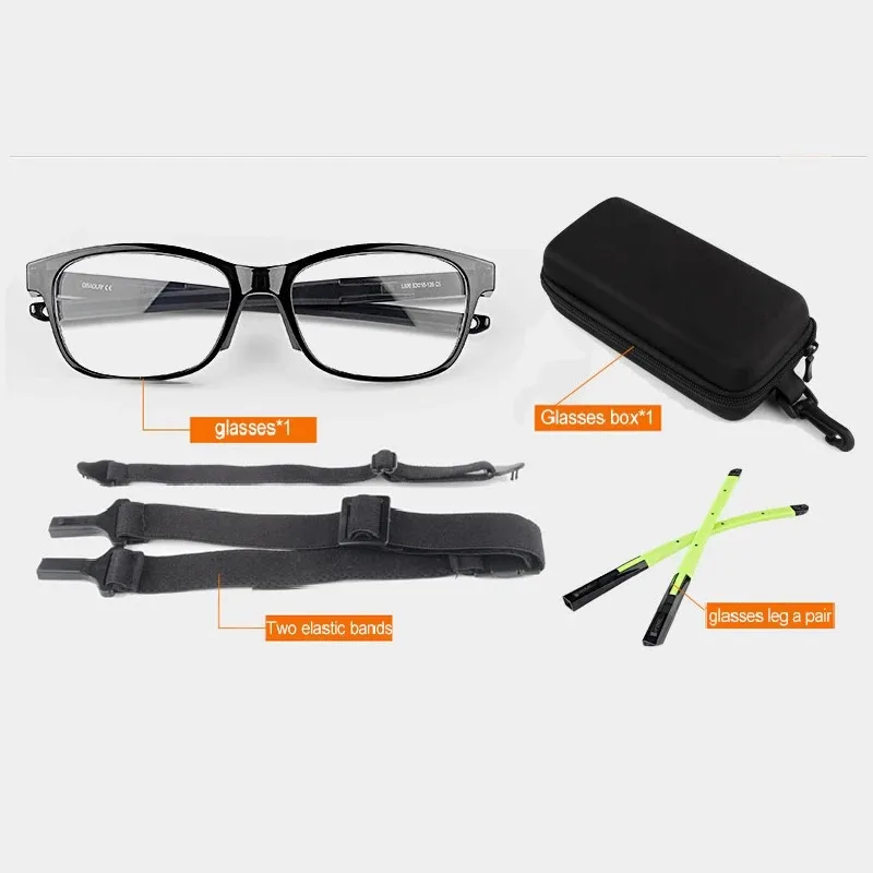 OBAOLAY-Sunglasses for Men, Sports Glasses, Basketball Mirror, Football Glasses, Can Be Equipped with Myopia, Cycling Glasses